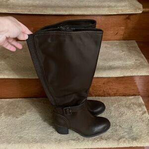 Soul Naturalizer Leather Tall Boots Women Size 7M